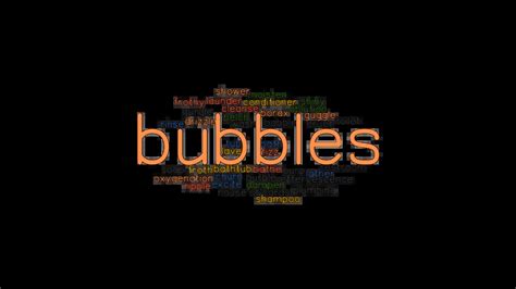 What is another word for bubble